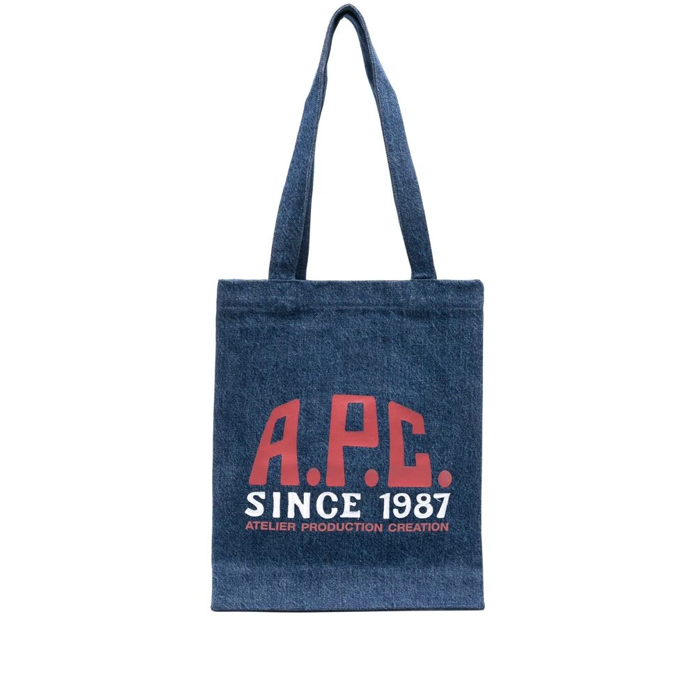 A.p.c. Indigo Blauwe Heuptas met Handvatten Blue Heren