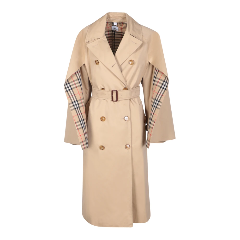 Burberry Vintage Check Trenchcoat Beige Dames