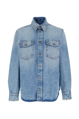 Denimskjorta med nitar