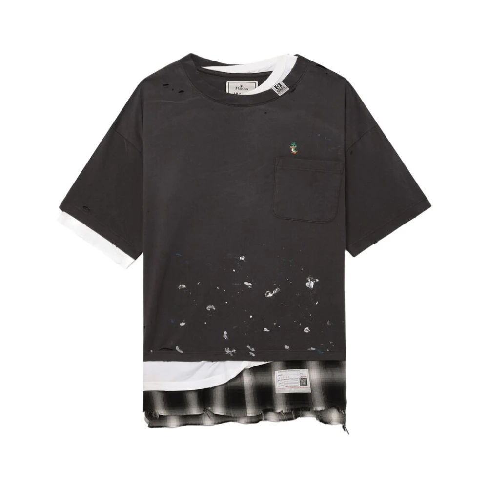 Mihara Yasuhiro T-Shirts Gray Heren