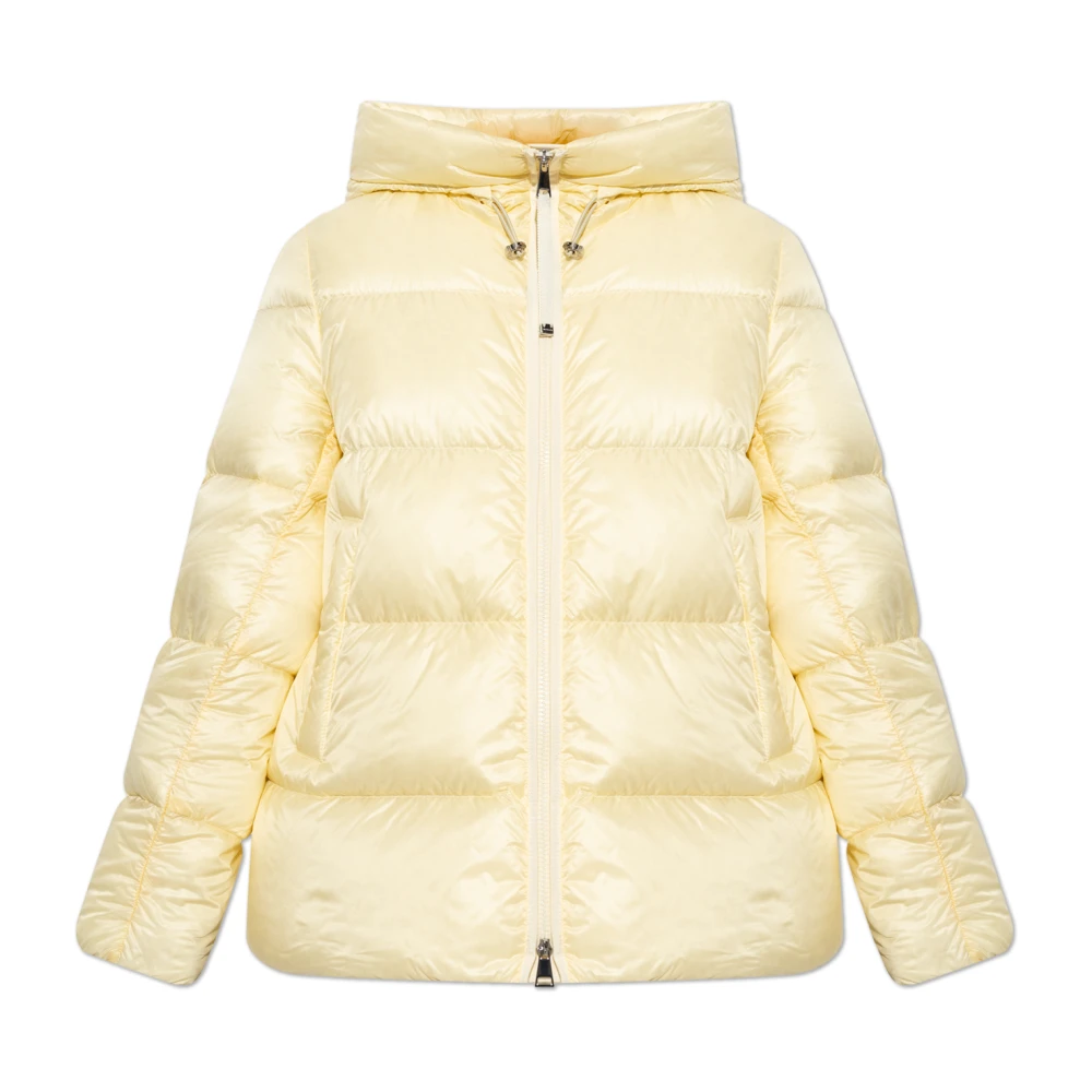 Moncler Donna Giallo Serittes Short Parka - Woman Jackets 2 - Immagine 2
