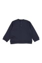 pull-col-rond-bleu-avec-logo