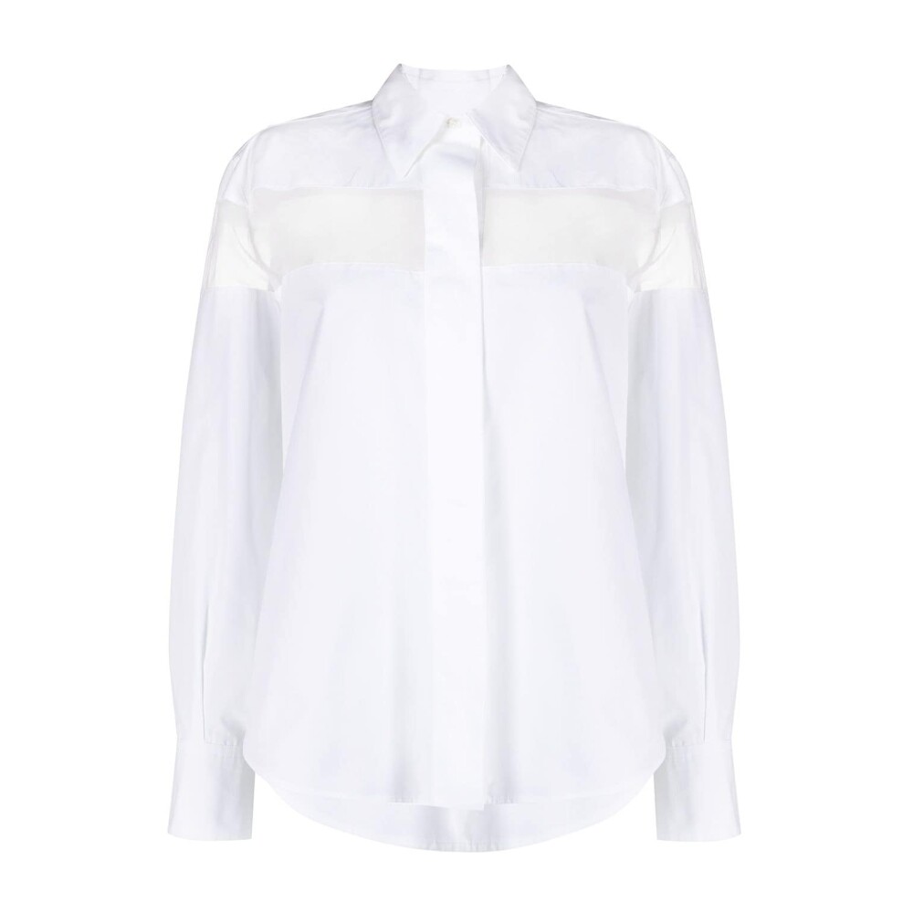 Camisa blanca online transparente