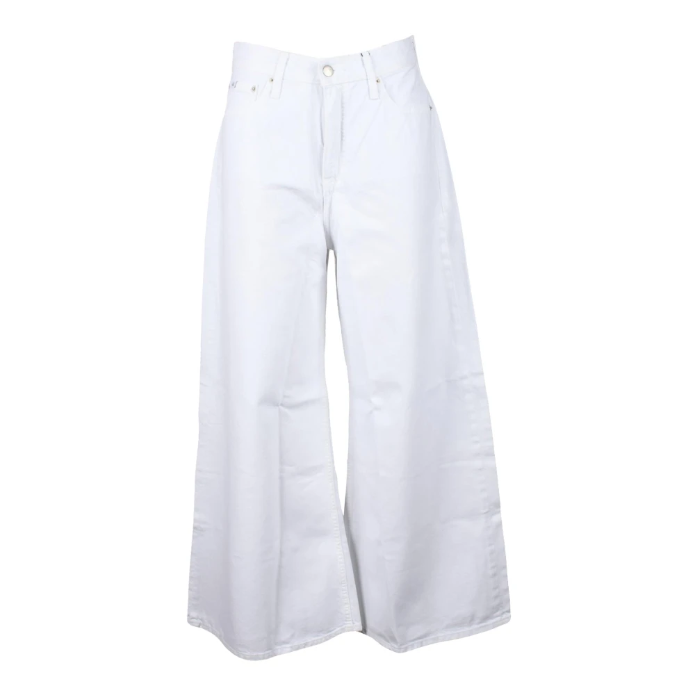 Calvin Klein Jeans Katoenen Jeans White Dames