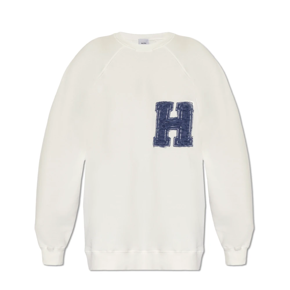 Halfboy Oversized sweatshirt White Dames