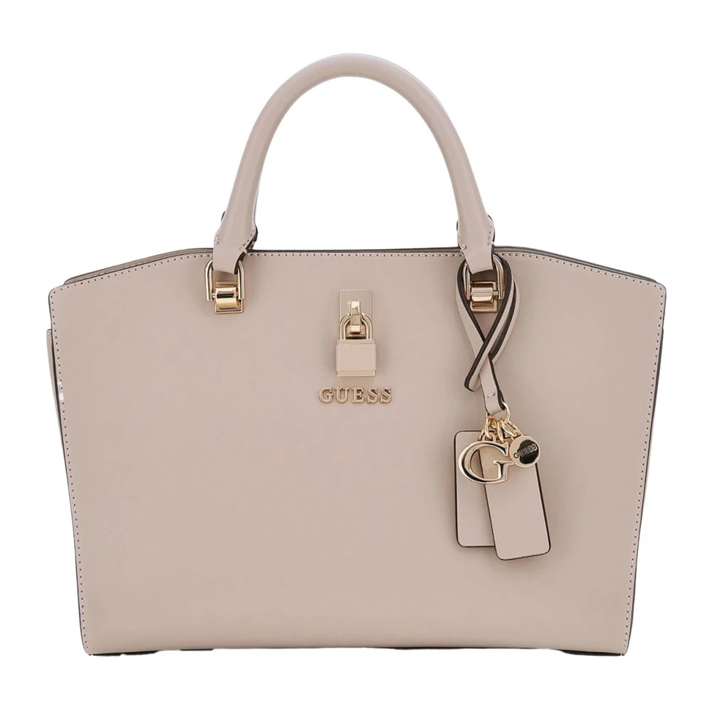 Guess Women's Beige Handbag With Removable Shoulder Strap - Handbags - One Size - Bags