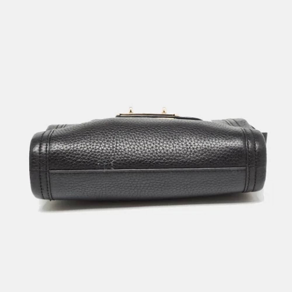 Coach Pre-owned Leather crossbody-bags Black Dames