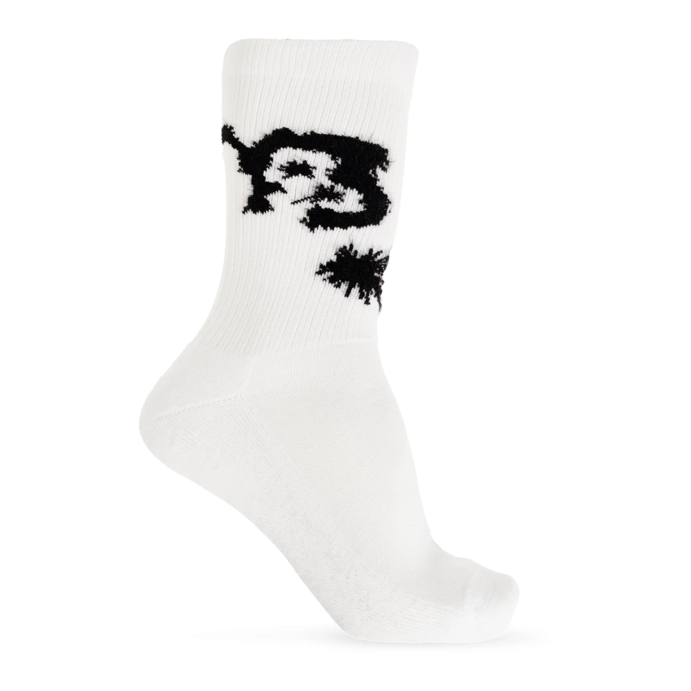 Y-3 Hombre Blanco - Calcetines Con Logo - Underwear - M