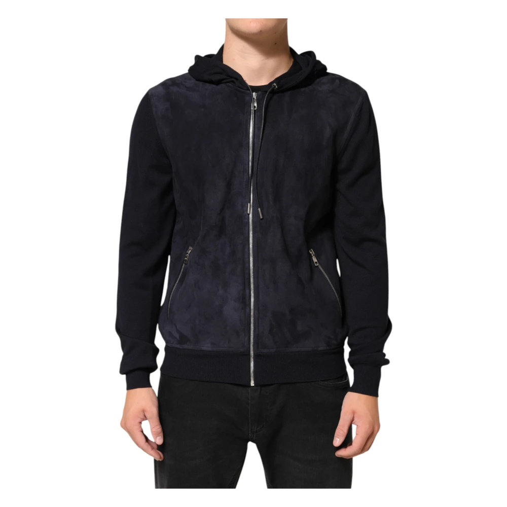 Dolce & Gabbana Uomo Nero Felpe, L, New,