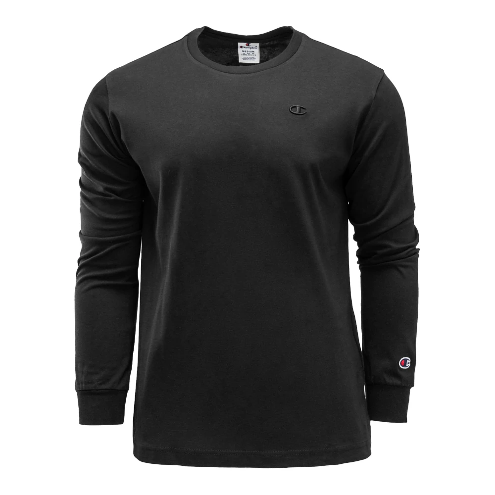 Champion Heren Longsleeve Shirt Black Heren