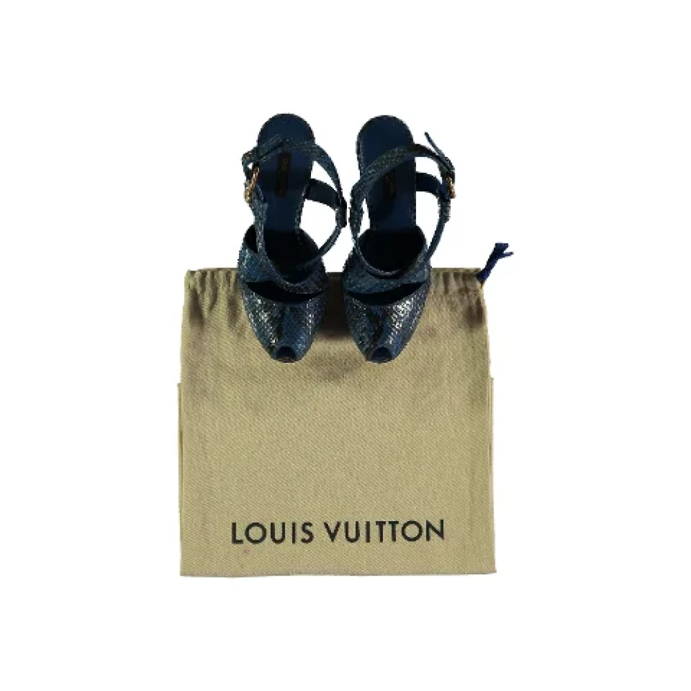 Louis Vuitton Vintage Pre-owned Coated canvas sandals Multicolor Dames 