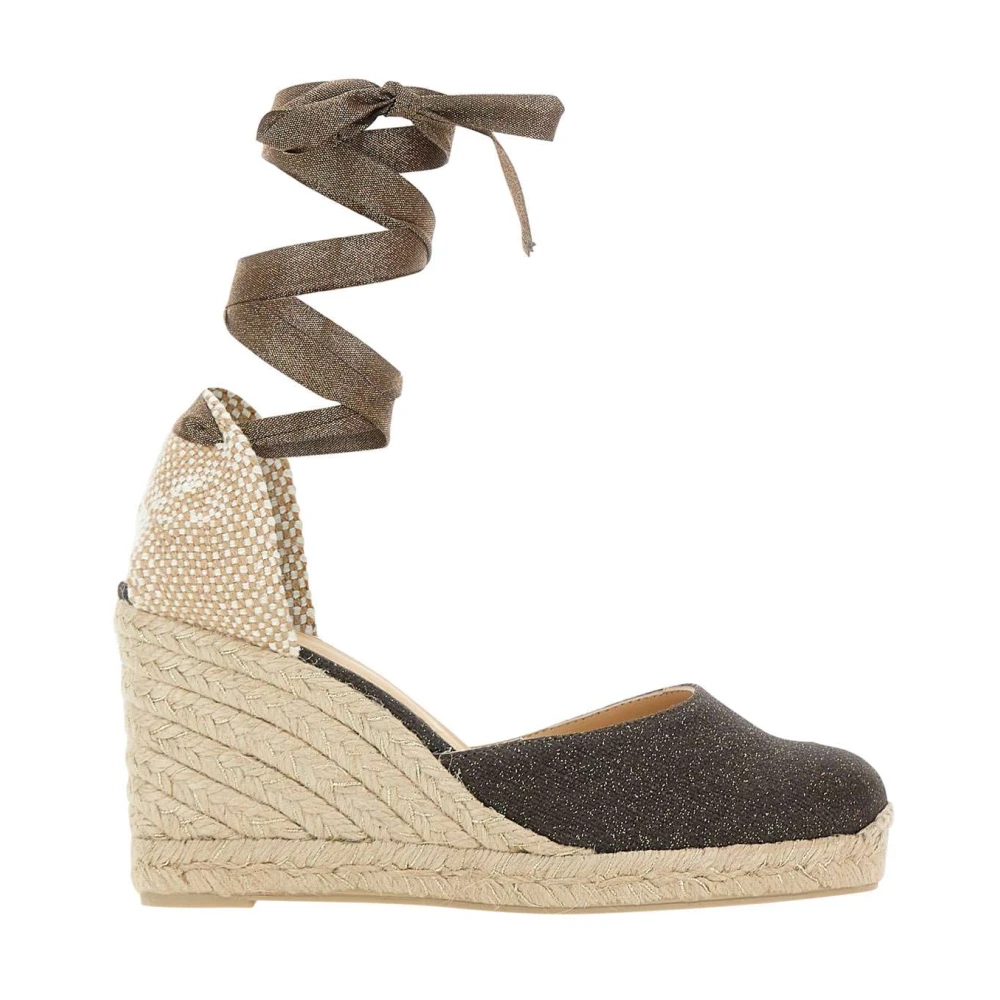 Castañer Women's Brown Carina Wedge Espadrille