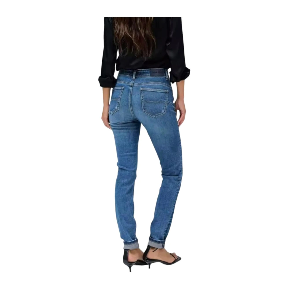 Salsa High-Waist Push In Jeans Blue Dames