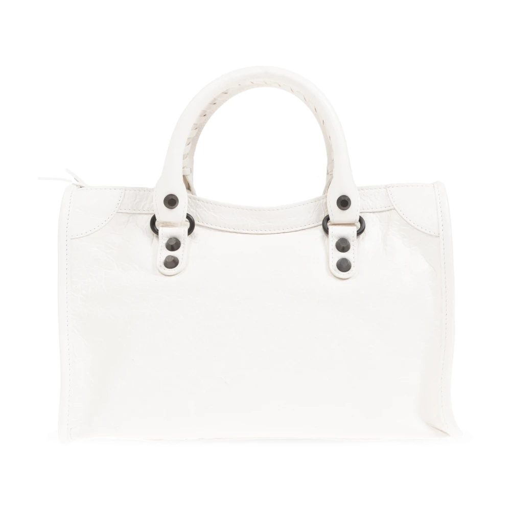 Balenciaga Handtas Le City Klein White Dames