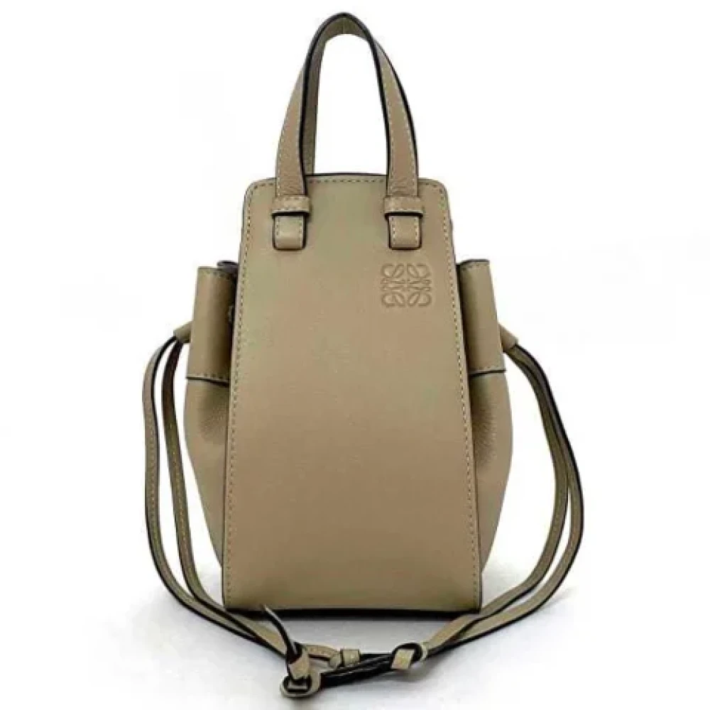 Loewe Pre-owned Fabric handbags Beige Dames