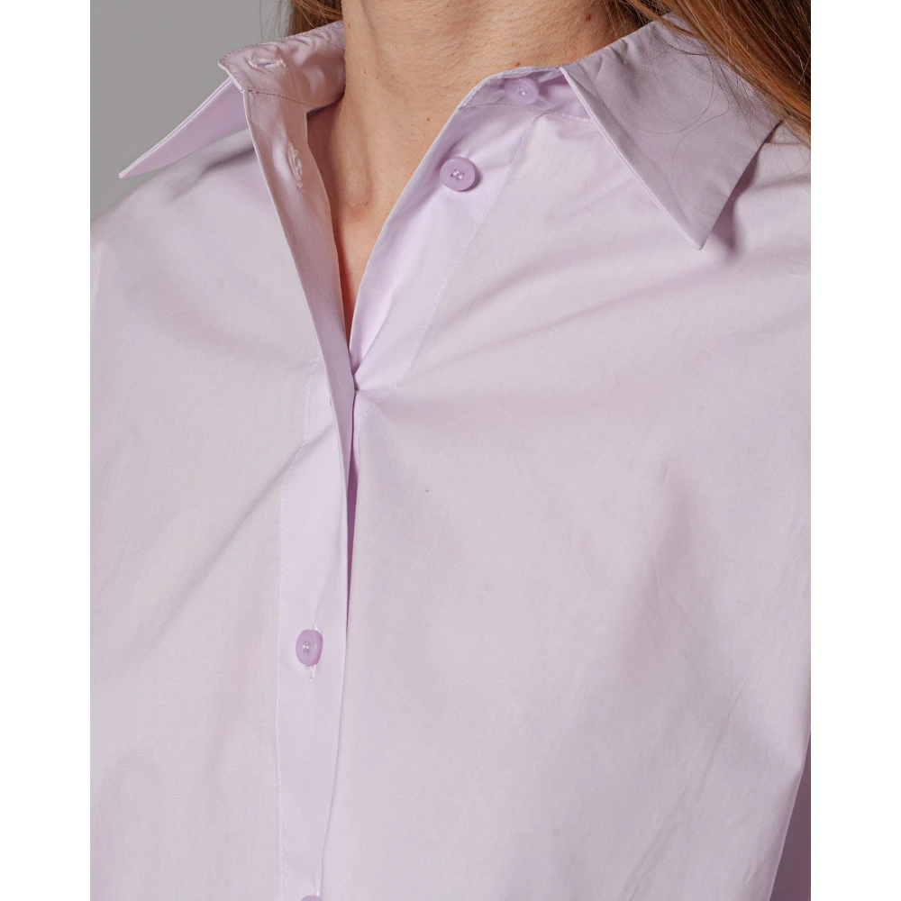 Roberto Collina Shirts Purple Dames