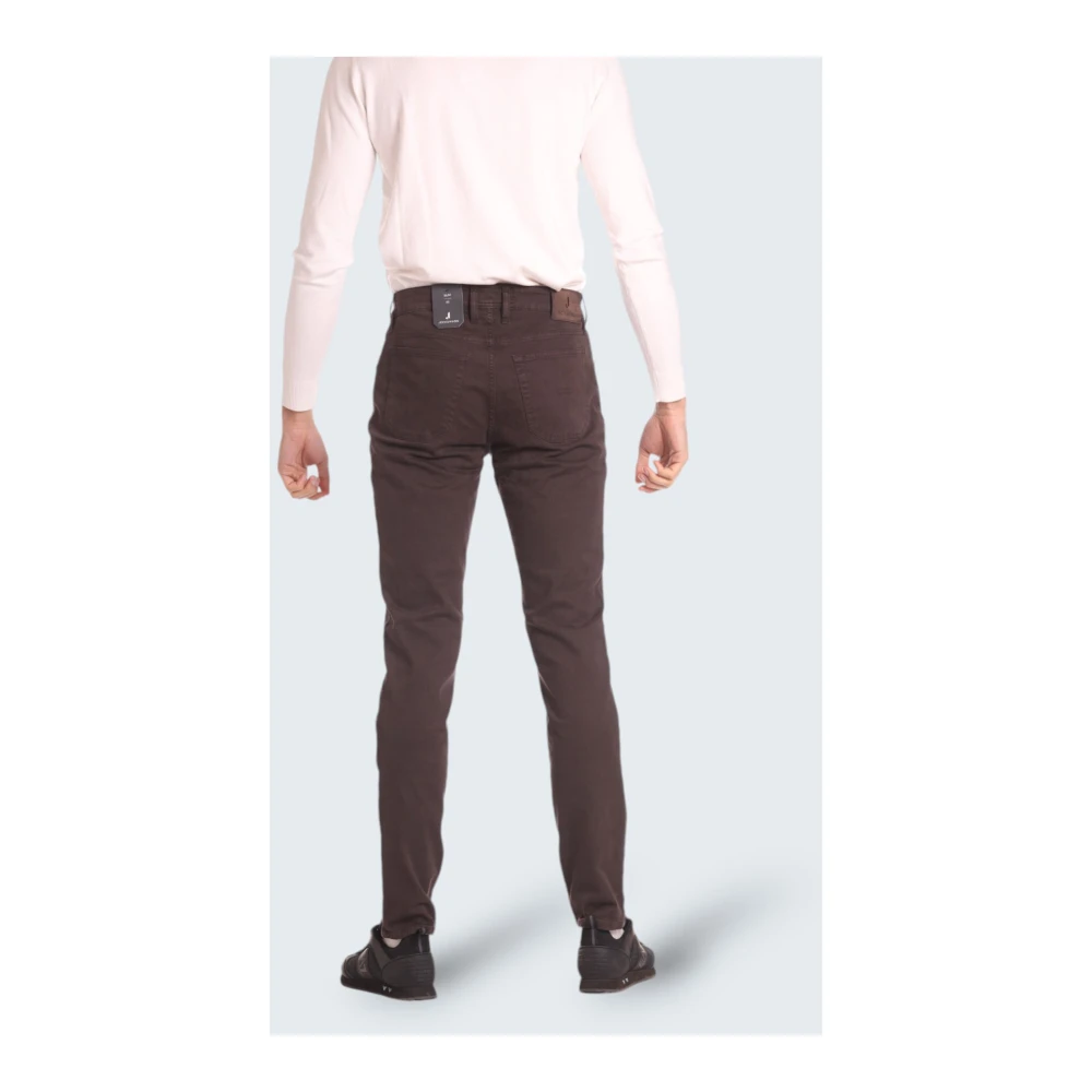 Jeckerson Slim Fit Donkerbruine Jeans Brown Heren