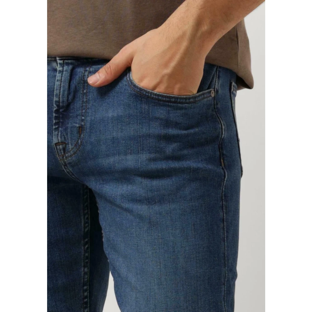 7 For All Mankind Slim Fit Jeans Blue Heren