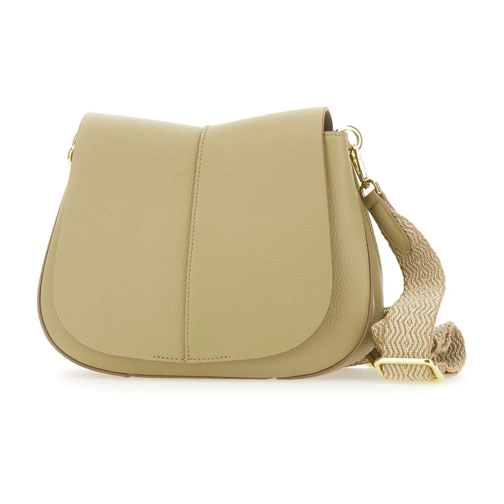 Gianni Chiarini Women's Green Shoulder Bags, One Size, Helena Round Crossbody Bag