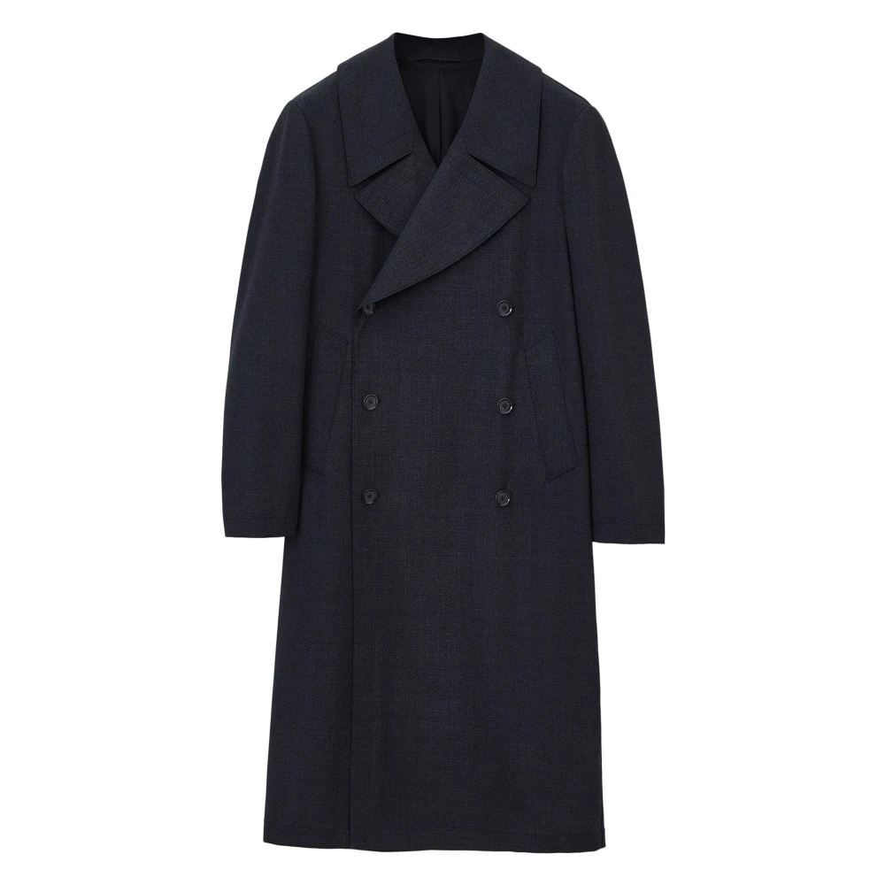 Lemaire Getailleerde Jas Blue Heren