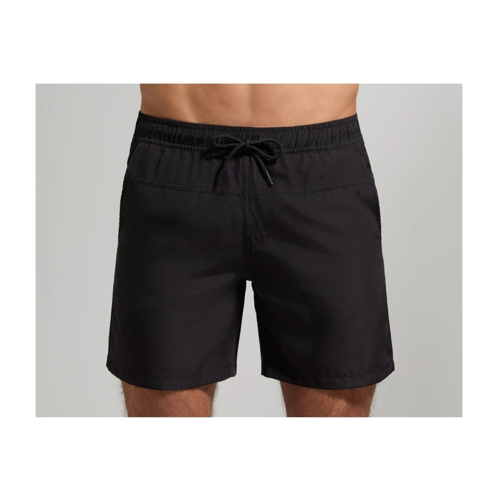 Bikkembergs Zwarte Logo Zwembroek Black Heren