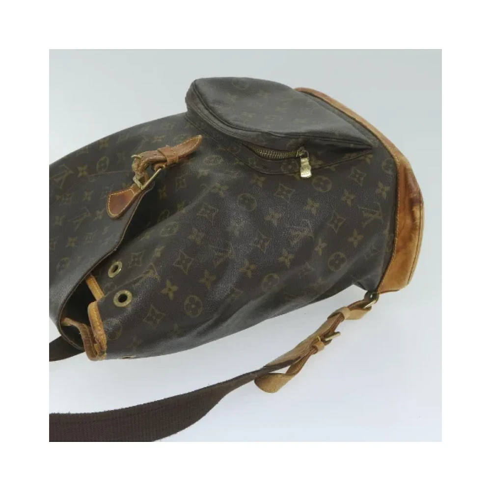 Louis Vuitton Vintage Pre-owned Canvas backpacks Brown Dames