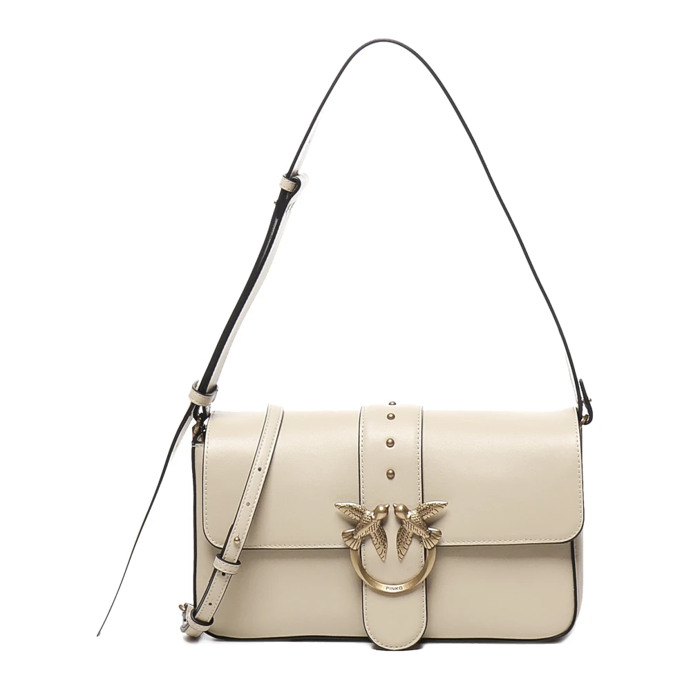 Pinko Women's Beige Shoulder Bags, One Size, Love Bag Slouchy