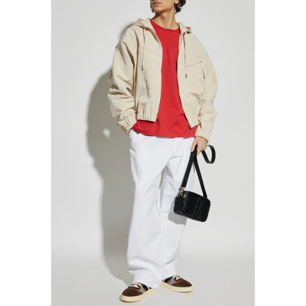 Bally Katoenen T-shirt Red Heren