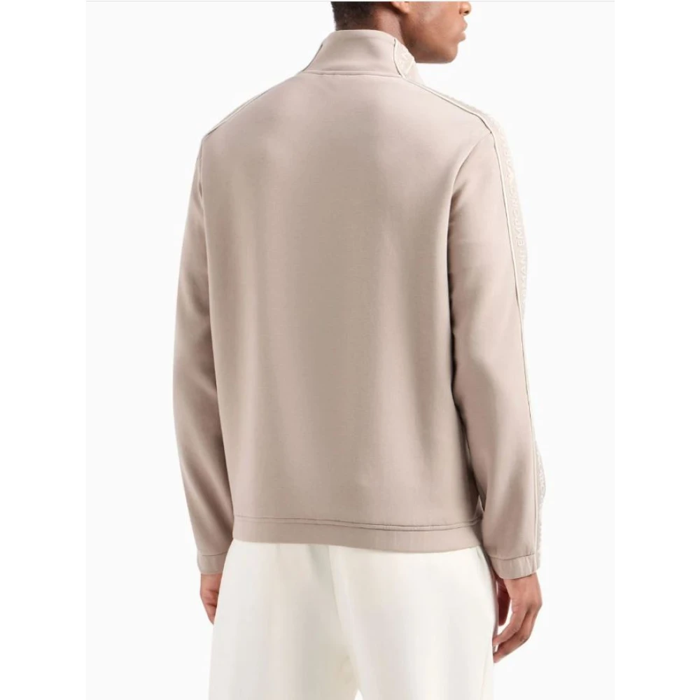 Emporio Armani Dove Grey Sweaters Stijlvolle Collectie Gray Heren