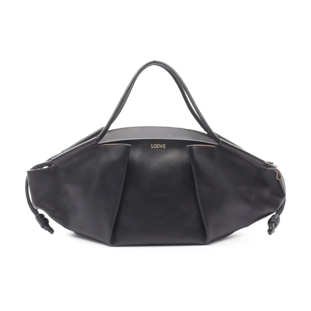 Loewe Pre-Owned Women's Black Pre-Owned Leather Handbag