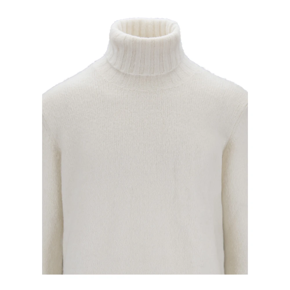 Colmar Hoge hals lange mouw trui White Dames