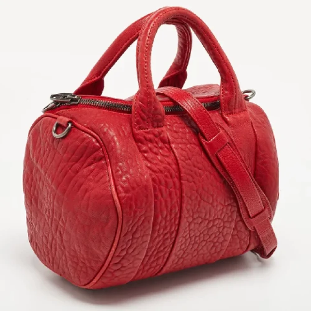 Alexander Wang Pre-owned Leather handbags Red Dames