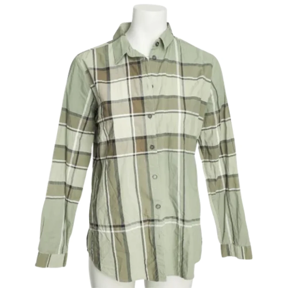 Burberry Vintage Pre-owned Fabric tops Green Dames