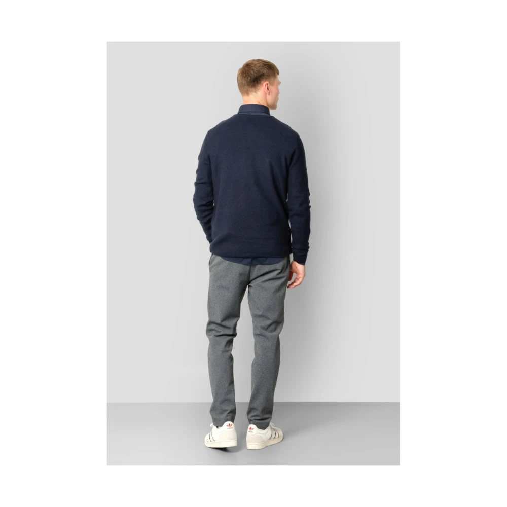 Clean Cut Lauritz Crew Knit Trui Blue Heren
