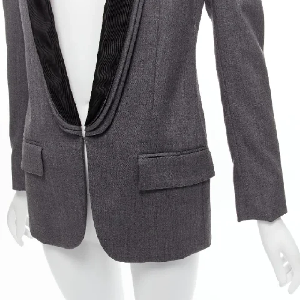 Stella McCartney Pre-owned Wool outerwear Gray Dames
