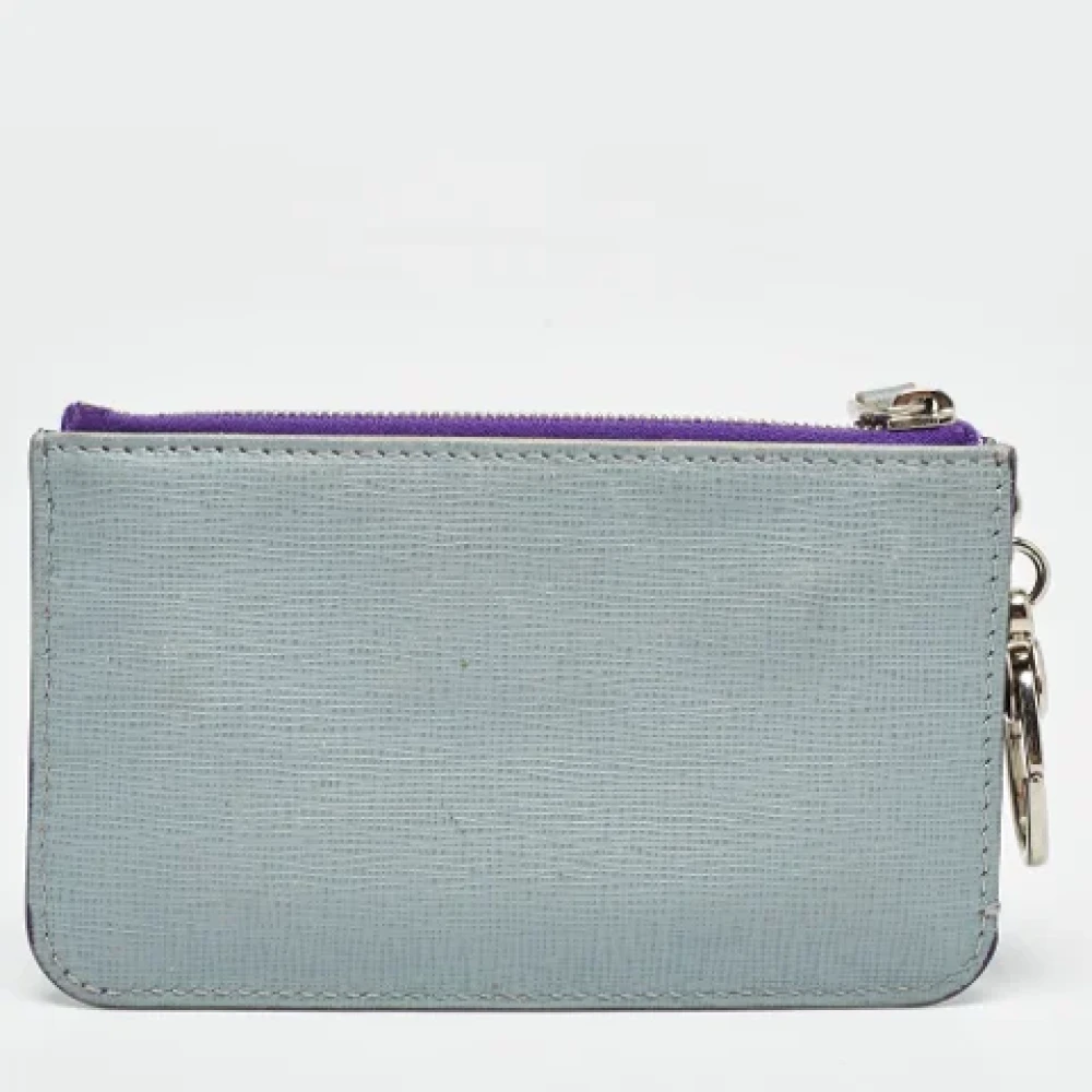 Fendi Vintage Pre-owned Leather wallets Purple Dames