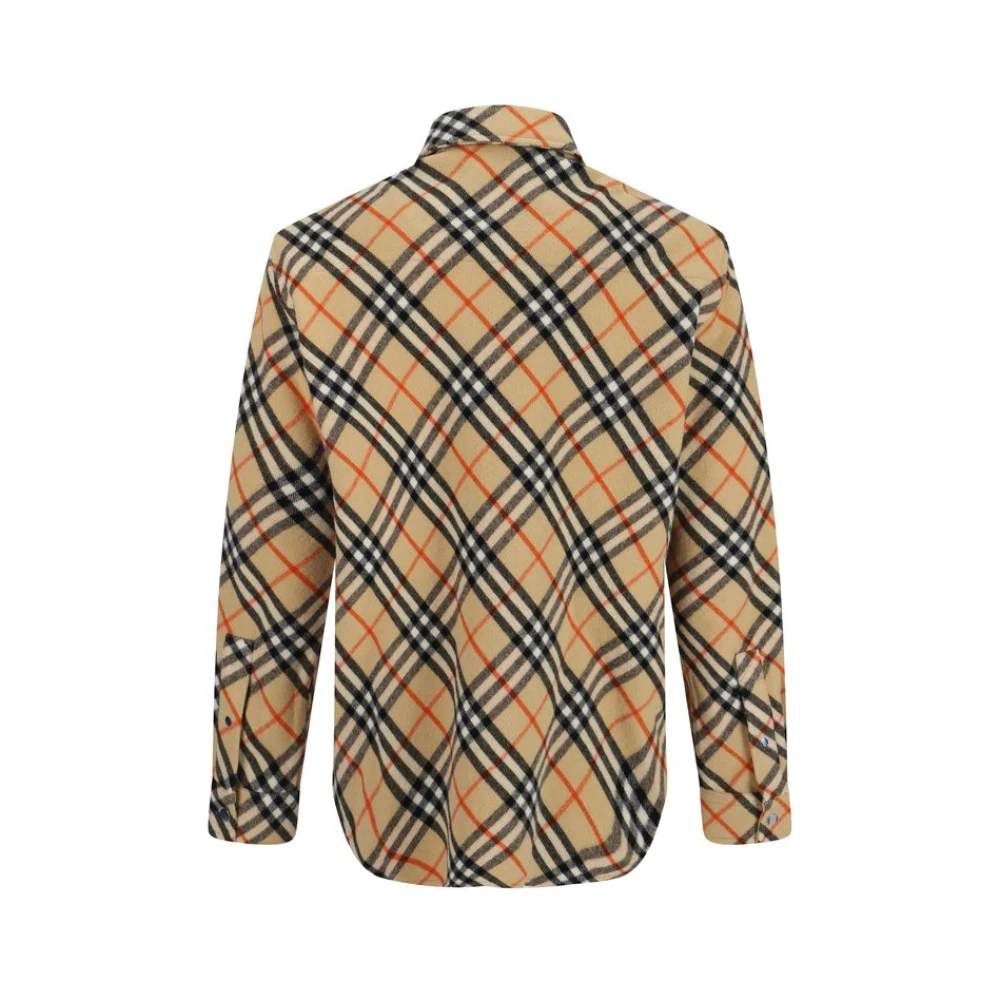 Burberry Klassieke Geruite Overhemd Multicolor Heren