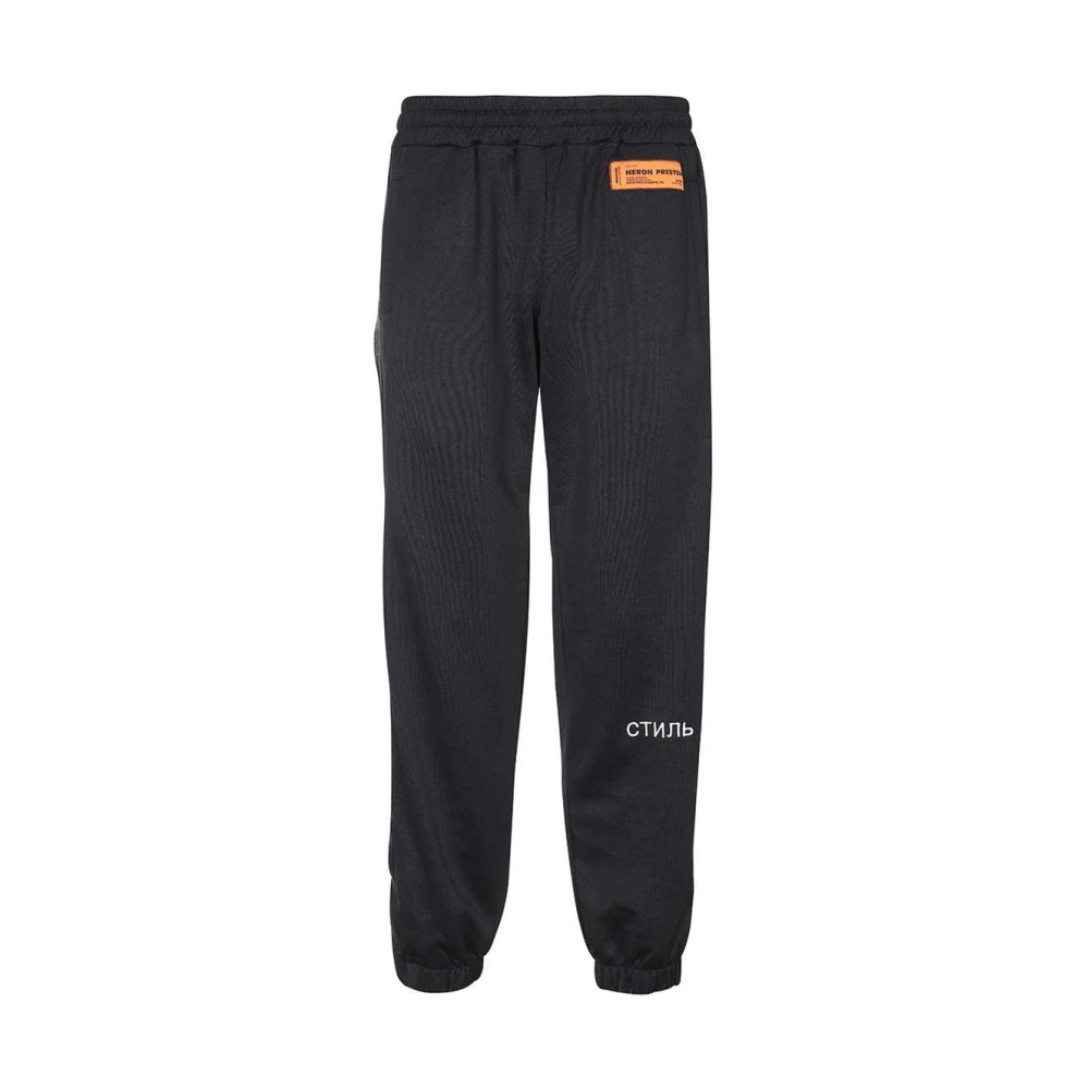 Heron Preston Sportbroek met logo-patch Black Heren