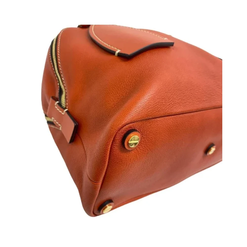 Chloé Pre-owned Leather shoulder-bags Orange Dames