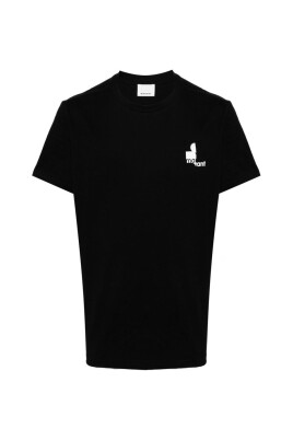 black-logo-print-crew-neck-t-shirt