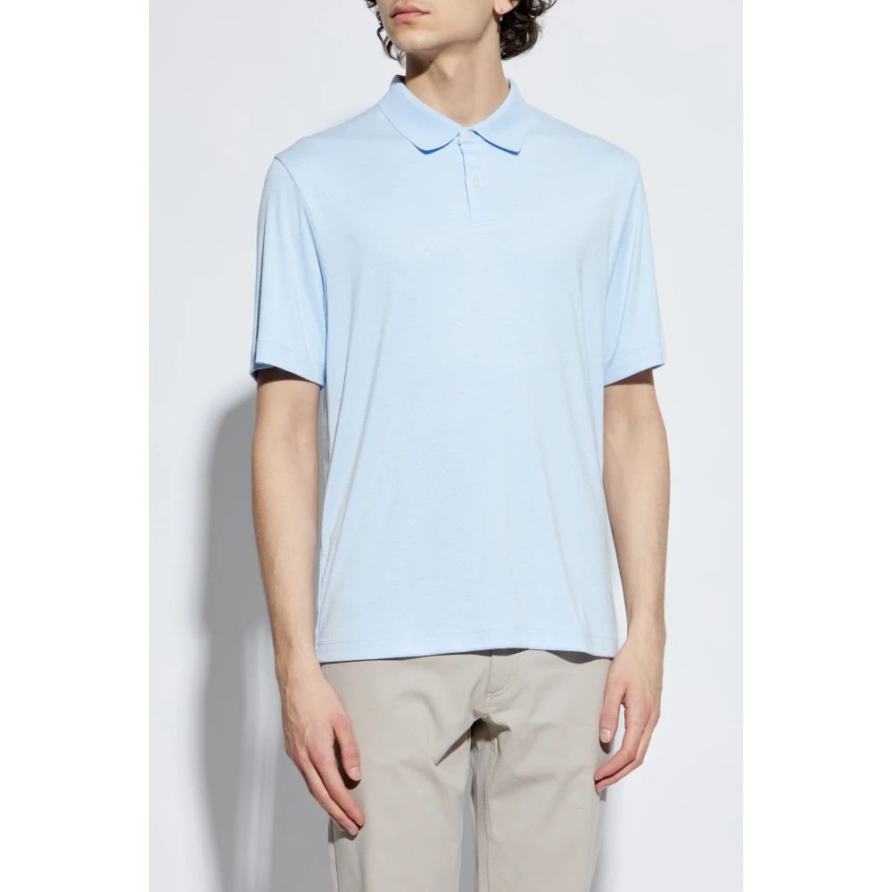 Theory Polo Blue Heren