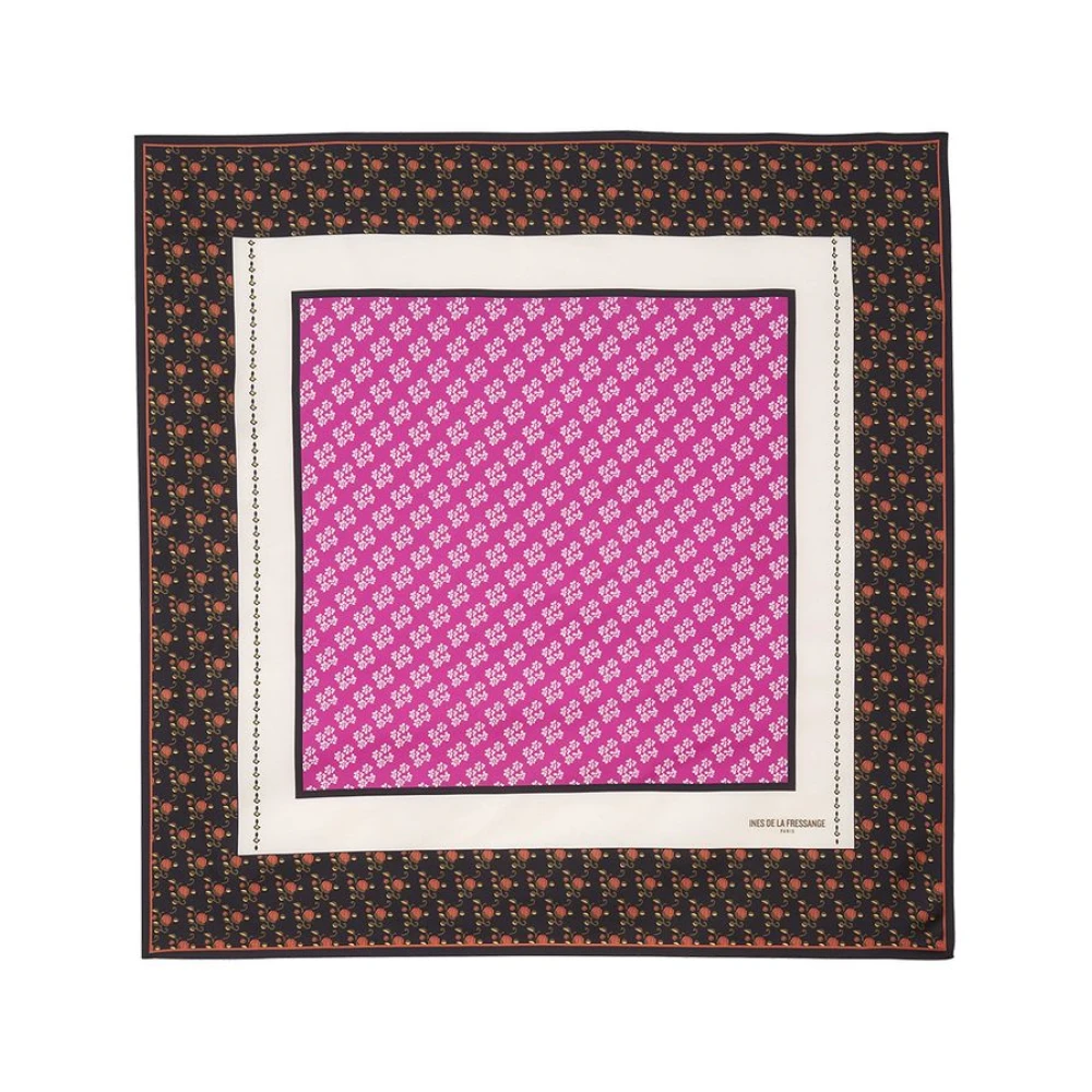 Ines De La Fressange Paris Lewis Indian flower print scarf Multicolor Dames