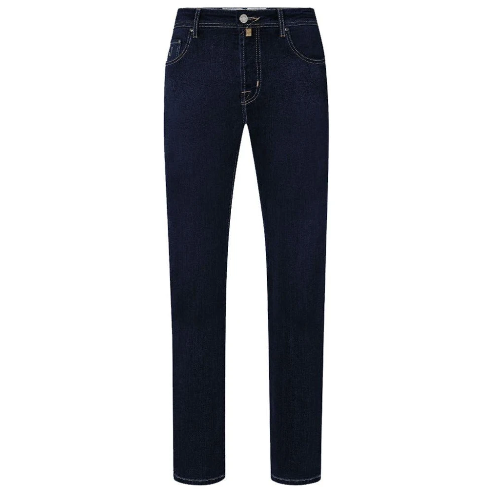 Jacob Cohën Donkerblauwe Slim Fit Stretch Jeans Blue Heren