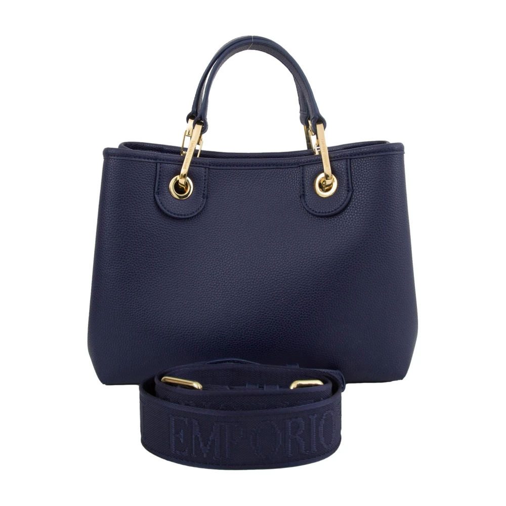 Emporio Armani Blauwe Winkelmand Stijlvol Model Blue Dames