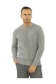 Round-hals strikstøj