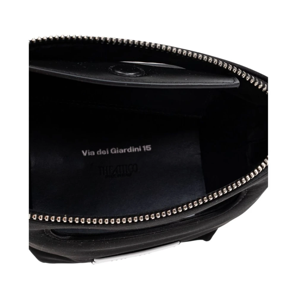 The Attico Zwarte Top Hand Schoudertas Black Dames