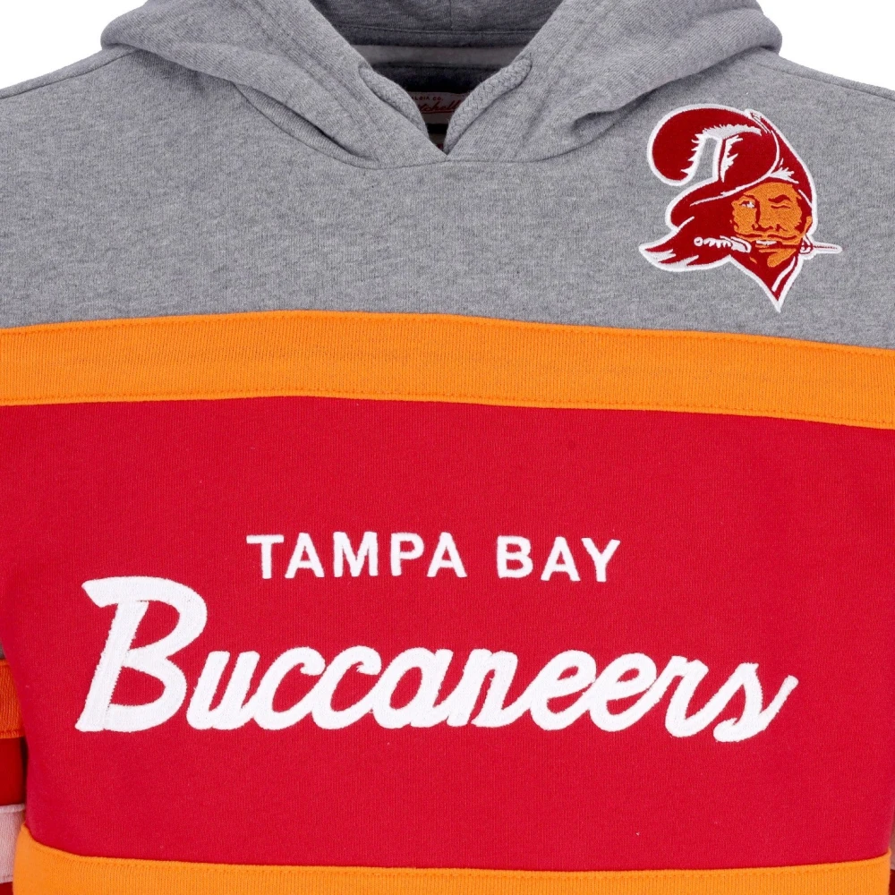 Mitchell & Ness NFL Headcoach Hoodie Scarlet Red Heren
