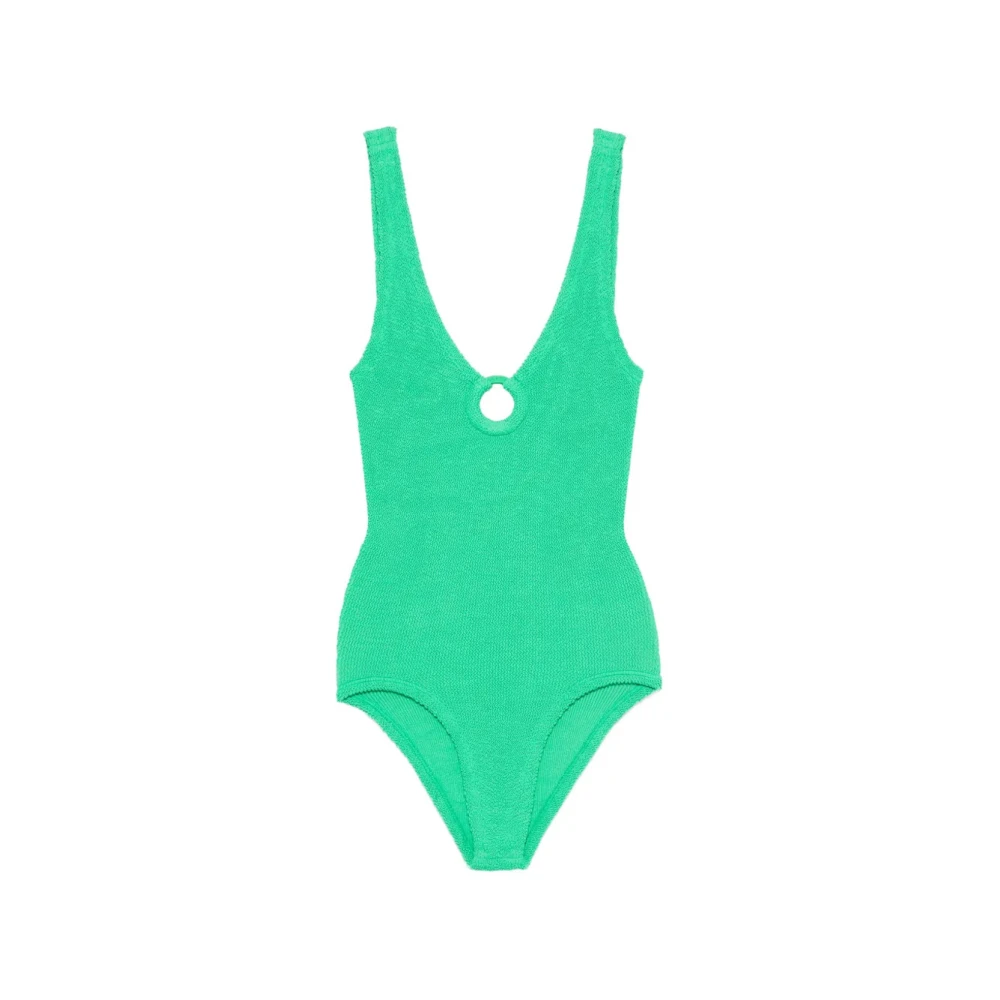 Hunza G Women's Green Celine One-Piece - Swimsuits - One Size - Swimwear