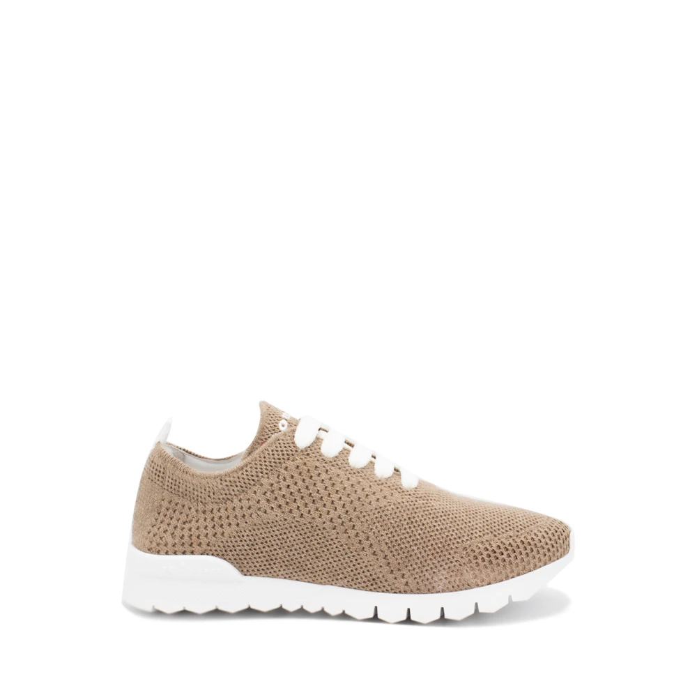 Kiton Grafische Steek Sneakers Dames Schoenen Beige