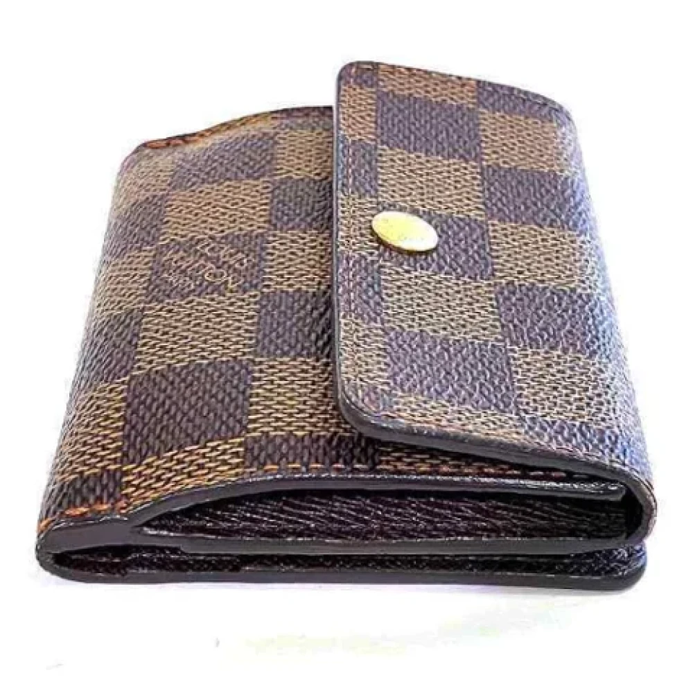 Louis Vuitton Vintage Pre-owned Canvas wallets Brown Dames